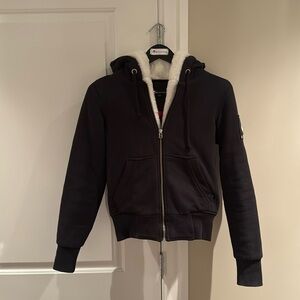 Moose Knuckles Her-Bunny Sweat Zip-Up Hoodie